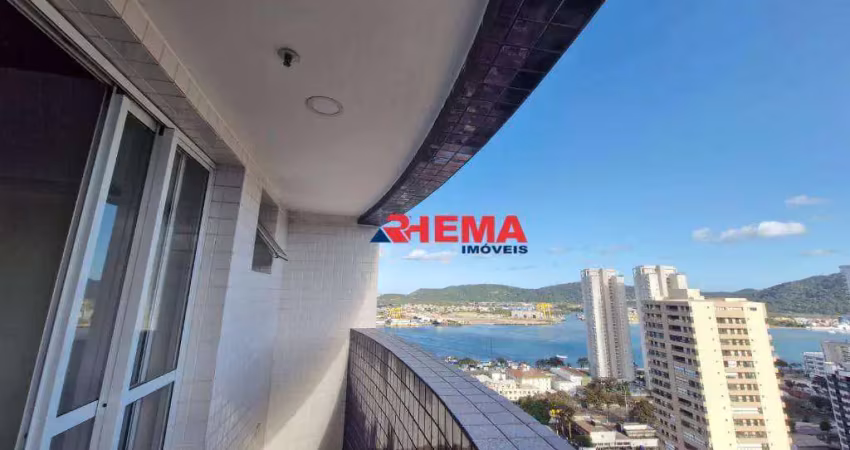 Sala à venda, 88 m² por r$ 920.000,00 - ponta da praia - santos/sp
