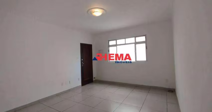 Apartamento com 2 dormitórios à venda, 76 m² por r$ 380.000,00 - embaré - santos/sp