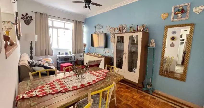 Apartamento com 2 dormitórios à venda, 73 m² por r$ 430.000,00 - boqueirão - santos/sp
