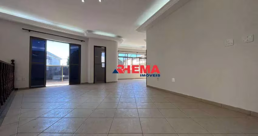 Sobrado para alugar, 190 m² por r$ 6.200,02/ano - ponta da praia - santos/sp