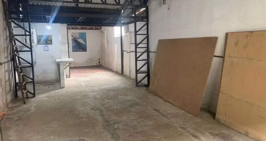 Galpão para alugar, 150 m² por r$ 2.700/mês - vila matias - santos/sp