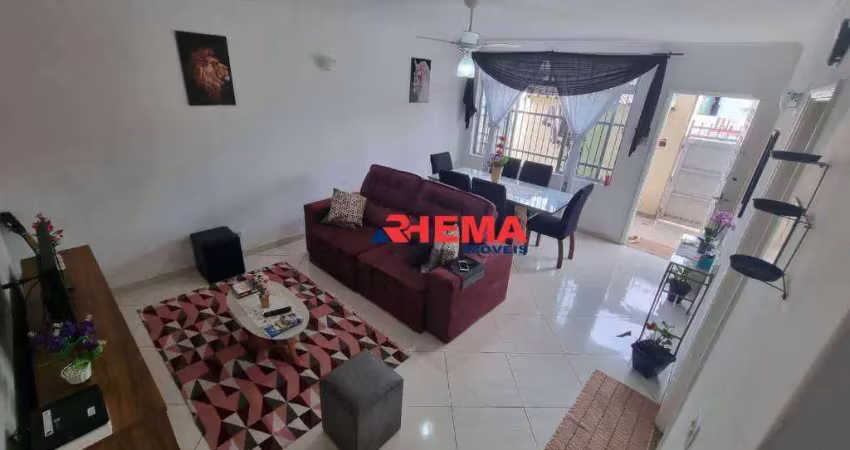 Sobrado com 3 dormitórios à venda, 131 m² por r$ 449.000,00 - vila cascatinha - são vicente/sp
