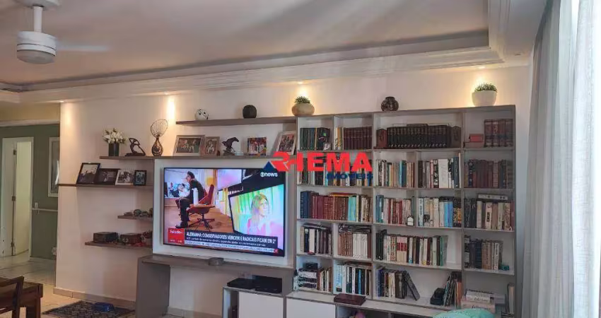 Apartamento com 3 dormitórios à venda, 115 m² por r$ 700.000,00 - aparecida - santos/sp