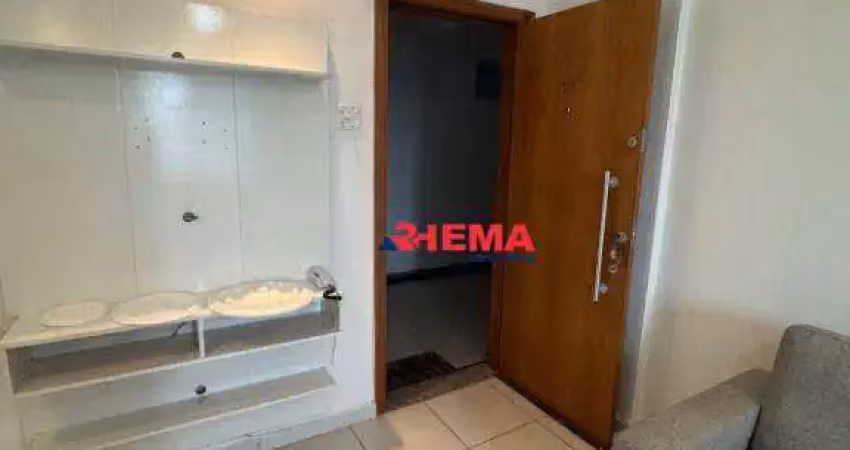 Apartamento com 1 dormitório para alugar, 49 m² por r$ 2.800,01/ano - josé menino - santos/sp