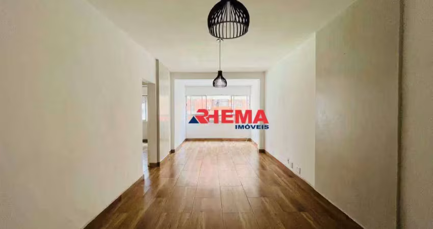 Apartamento com 2 dormitórios à venda, 80 m² por r$ 540.000,00 - embaré - santos/sp
