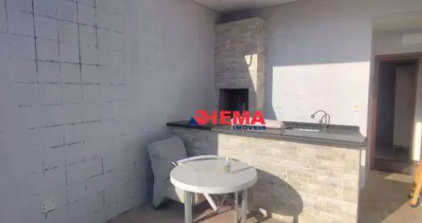 Casa com 3 dormitórios para alugar, 110 m² por r$ 5.500,01/ano - canto do forte - praia grande/sp