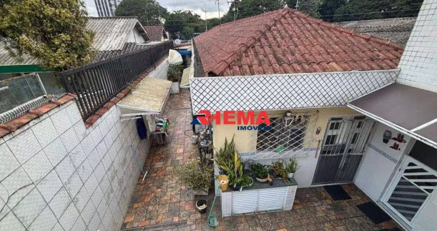 Casa com 3 dormitórios para alugar, 164 m² por r$ 5.700,01/mês - estuário - santos/sp