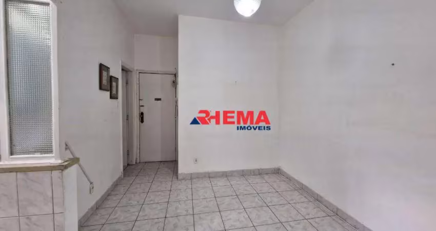 Apartamento com 2 dormitórios à venda, 55 m² por r$ 445.500,00 - boqueirão - santos/sp