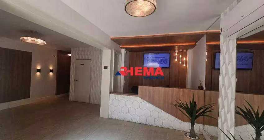 Sala à venda, 90 m² por r$ 670.000,00 - encruzilhada - santos/sp