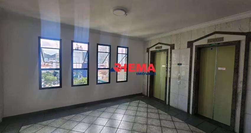 Sala à venda, 76 m² por r$ 638.000,00 - encruzilhada - santos/sp