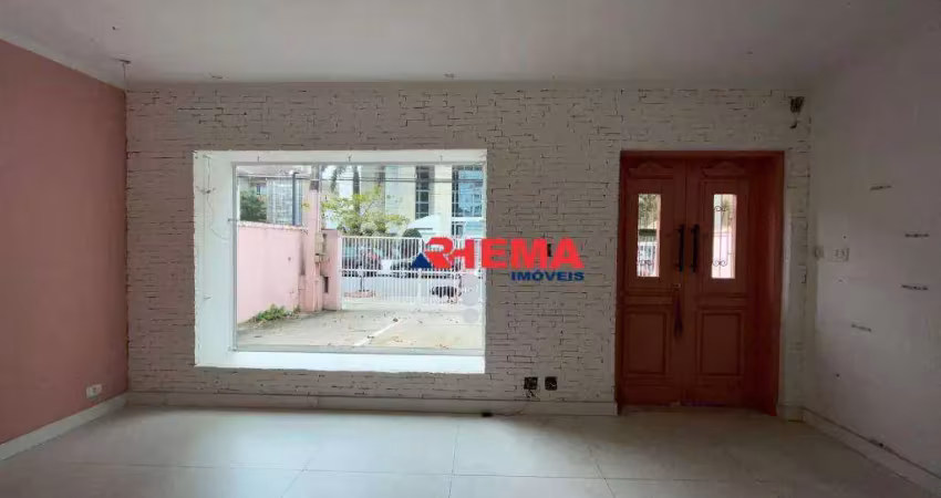 Casa com 5 dormitórios para alugar, 234 m² por r$ 20.000,01/mês - embaré - santos/sp