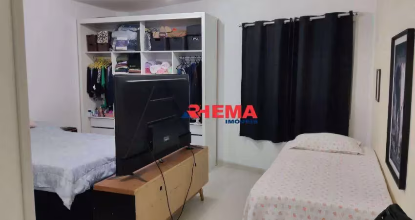 Kitnet com 1 dormitório à venda, 46 m² por r$ 175.000,00 - itararé - são vicente/sp