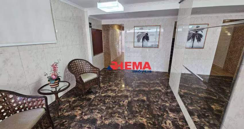Apartamento com 1 dormitório para alugar, 45 m² por r$ 3.000,01/mês - josé menino - santos/sp