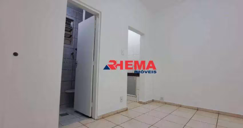 Kitnet com 1 dormitório à venda, 27 m² por r$ 250.000,00 - embaré - santos/sp