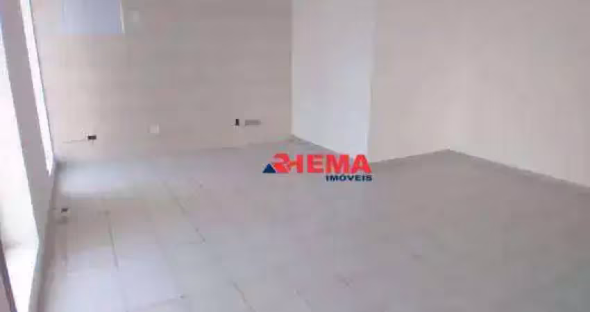 Sala para alugar, 88 m² por r$ 3.200,01/mês - gonzaga - santos/sp