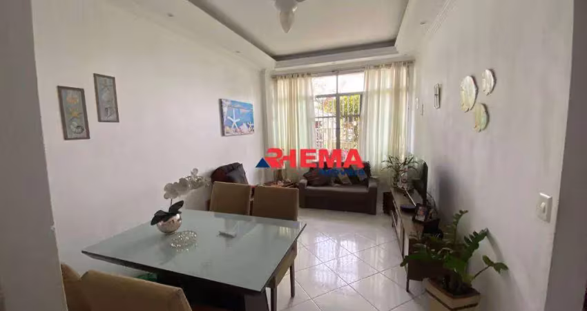 Apartamento com 2 dormitórios à venda, 77 m² por r$ 590.000,00 - aparecida - santos/sp