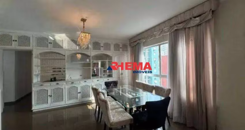 Apartamento com 3 dormitórios à venda, 123 m² por r$ 780.000,00 - pompéia - santos/sp