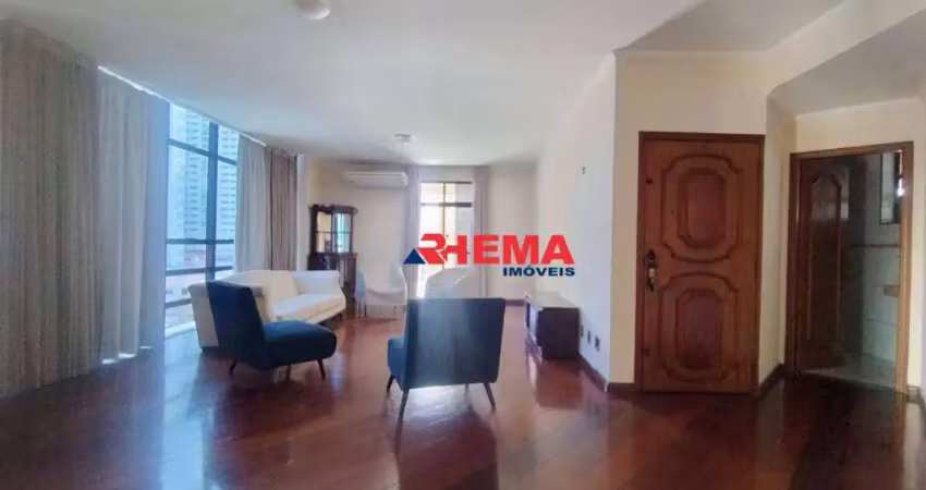 Apartamento com 4 dormitórios para alugar, 250 m² por r$ 8.000,01/mês - aparecida - santos/sp