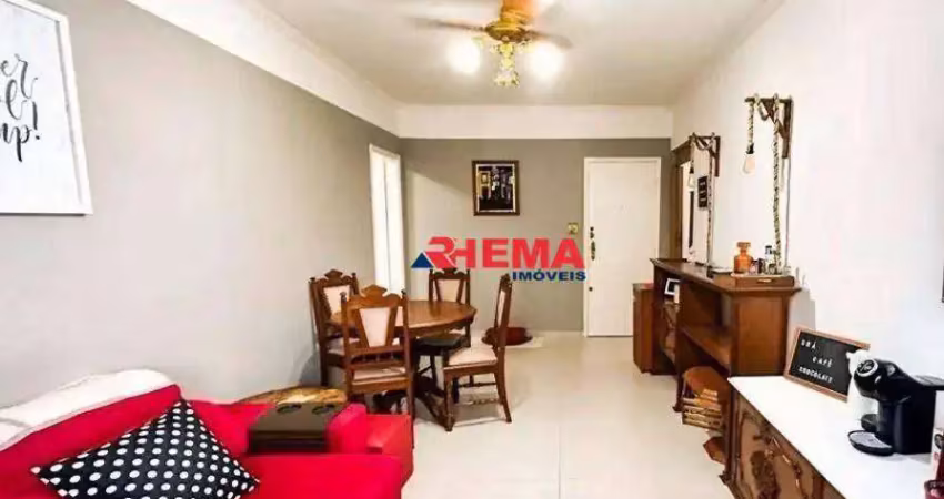 Apartamento com 2 dormitórios à venda, 125 m² por r$ 520.000,00 - campo grande - santos/sp
