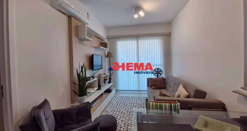 Apartamento com 1 dormitório à venda, 54 m² por r$ 750.000,00 - josé menino - santos/sp