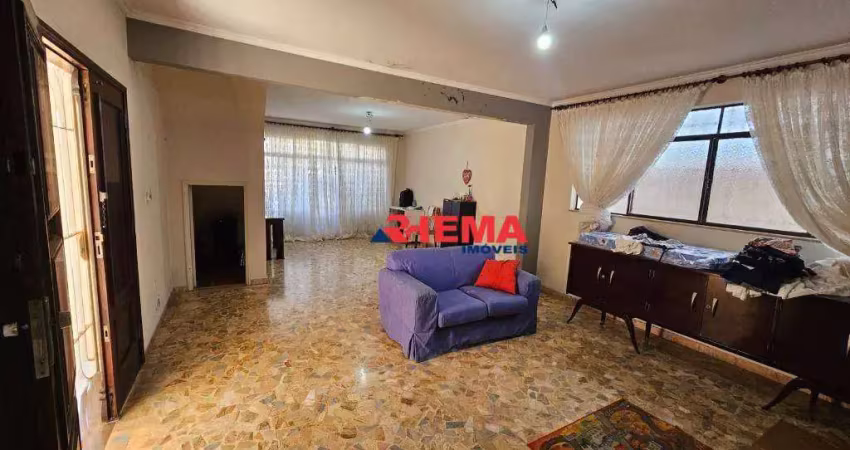Sobrado com 4 dormitórios à venda, 259 m² por r$ 2.300.000,00 - embaré - santos/sp