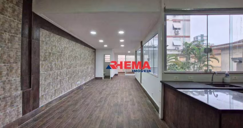 Casa com 3 dormitórios à venda, 240 m² por r$ 1.750.000,00 - gonzaga - santos/sp