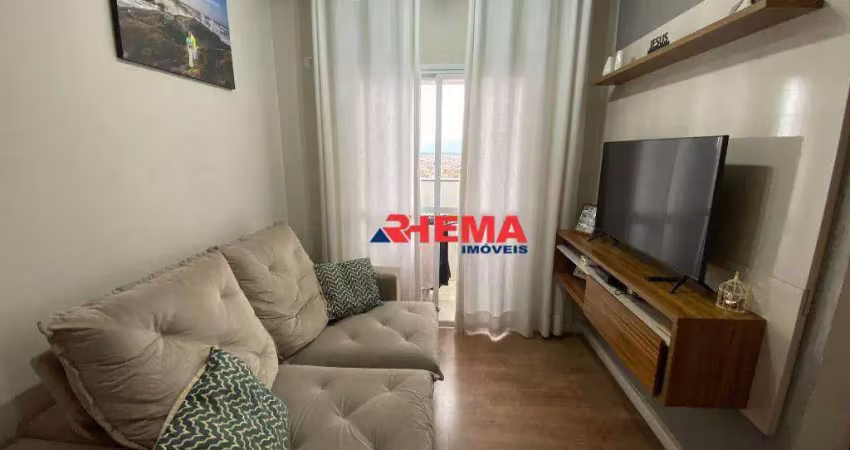 Apartamento com 2 dormitórios à venda, 49 m² por r$ 390.000,00 - centro - são vicente/sp