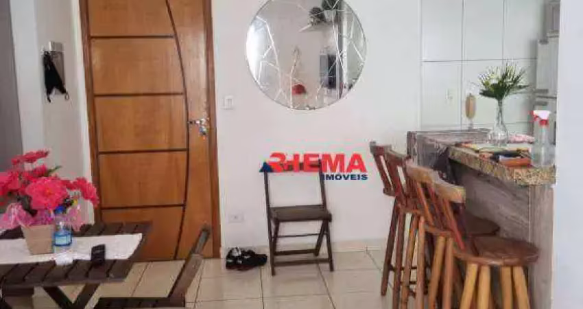 Apartamento com 1 dormitório à venda, 58 m² por r$ 290.000,00 - mirim - praia grande/sp