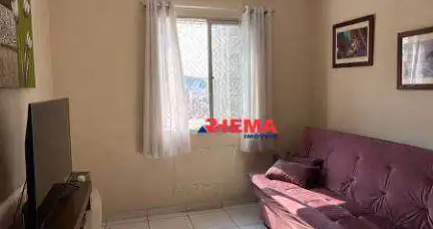 Apartamento com 1 dormitório à venda, 44 m² por r$ 309.000,00 - josé menino - santos/sp