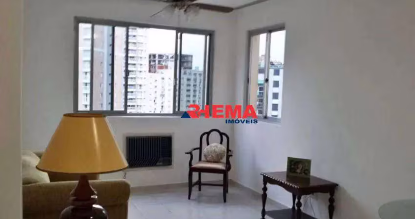 Apartamento com 2 dormitórios para alugar, 82 m² por r$ 4.200,01/mês - gonzaga - santos/sp