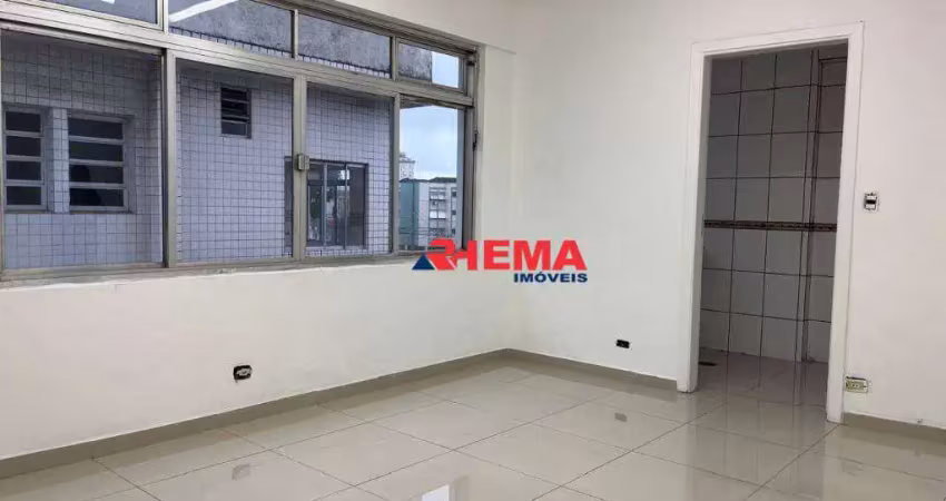 Conjunto para alugar, 70 m² por r$ 2.900,02/mês - macuco - santos/sp