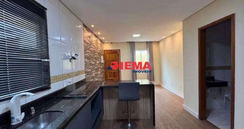 Sobrado com 3 dormitórios para alugar, 90 m² por r$ 2.500,00/mês - vilamar - praia grande/sp