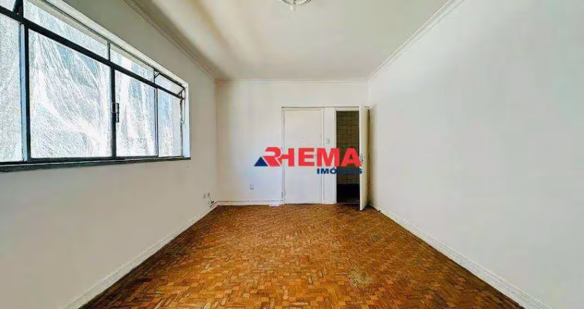 Apartamento com 3 dormitórios à venda, 120 m² por r$ 597.000,00 - embaré - santos/sp