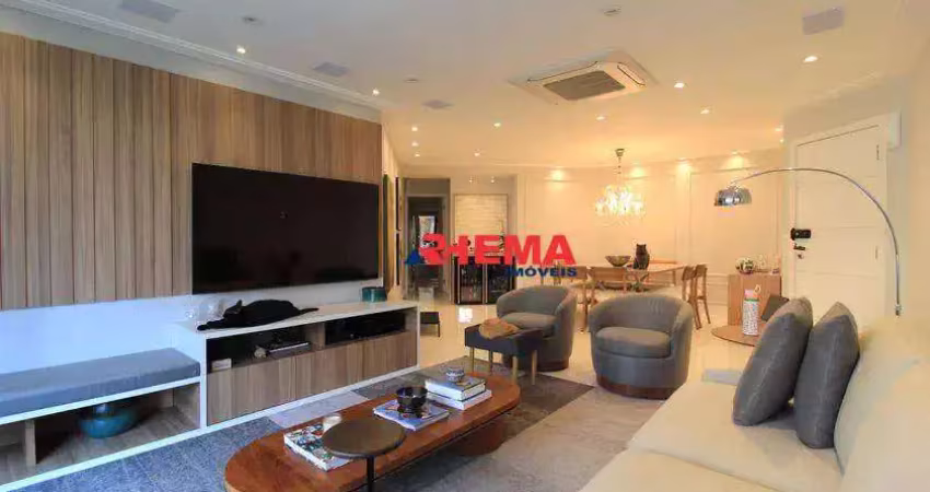 Apartamento com 3 dormitórios à venda, 90 m² por r$ 520.000,00 - aparecida - santos/sp