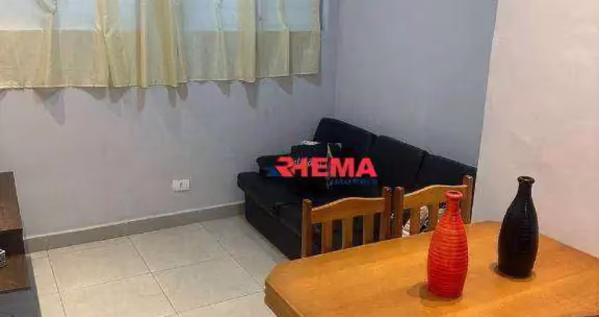 Apartamento com 2 dormitórios à venda, 59 m² por r$ 299.000,00 - centro - são vicente/sp