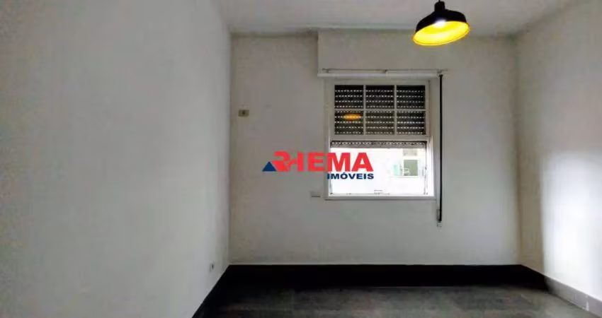 Kitnet com 1 dormitório à venda, 28 m² por r$ 230.000,00 - embaré - santos/sp