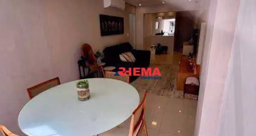 Apartamento com 2 dormitórios à venda, 78 m² por r$ 1.290.000,00 - gonzaga - santos/sp