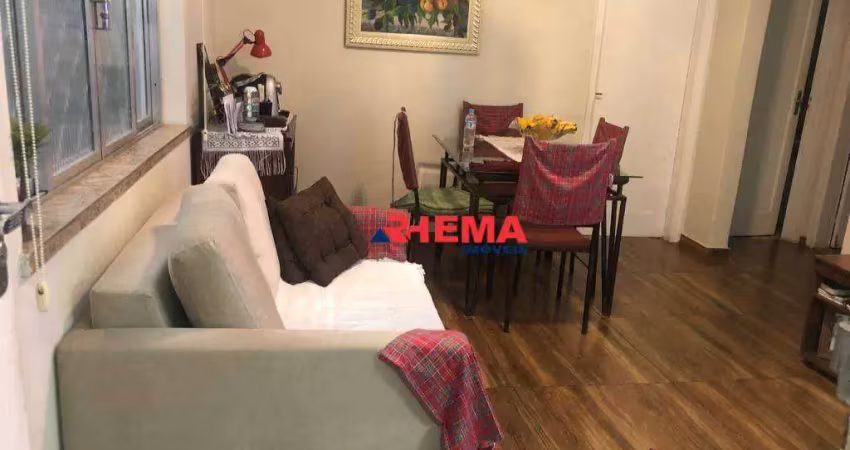 Apartamento com 2 dormitórios à venda, 68 m² por r$ 350.000,00 - embaré - santos/sp