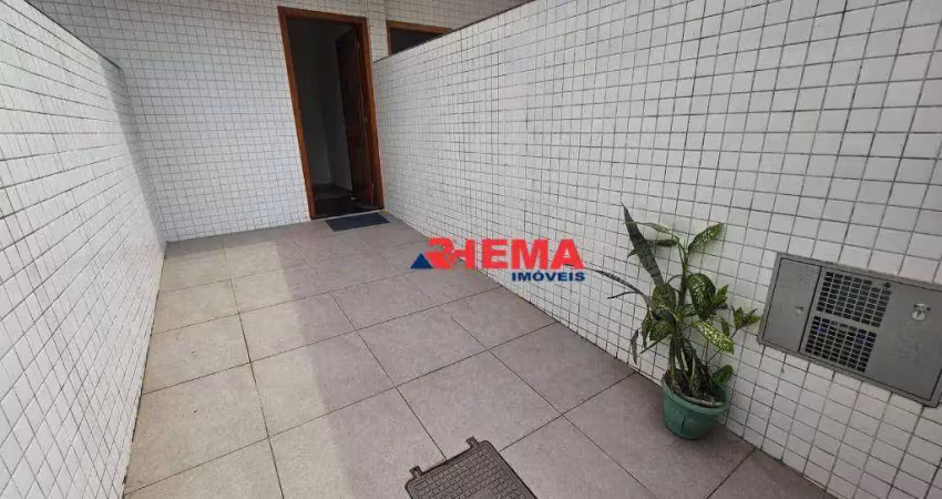 Sobrado com 3 dormitórios para alugar, 98 m² - embaré - santos/sp