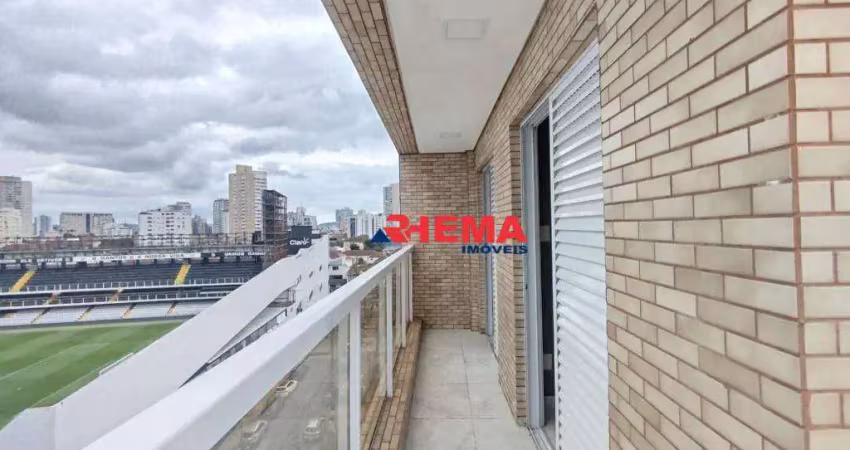 Apartamento com 2 dormitórios para alugar, 70 m² por r$ 4.000,01/mês - vila belmiro - santos/sp