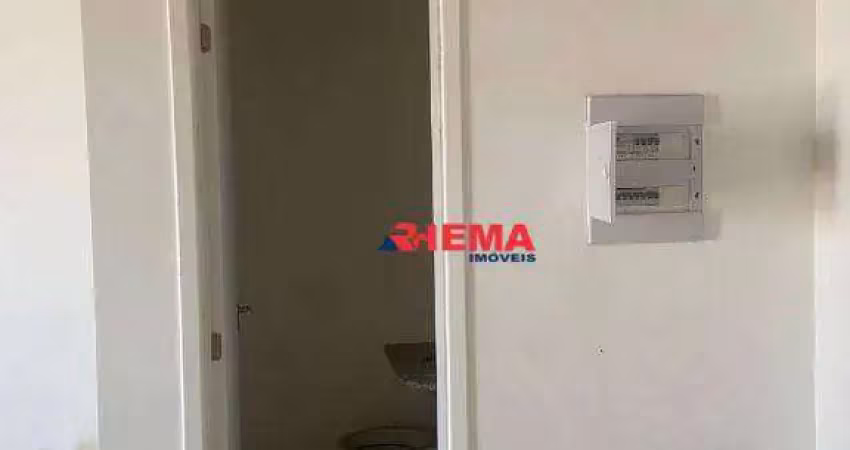 Sala para alugar, 42 m² por r$ 2.500,01/mês - vila matias - santos/sp