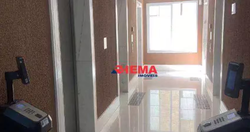 Sala para alugar, 42 m² por r$ 2.500,01/mês - vila matias - santos/sp