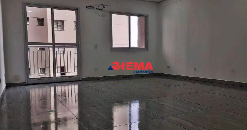 Sala para alugar, 42 m² por r$ 1.800,01/mês - vila matias - santos/sp