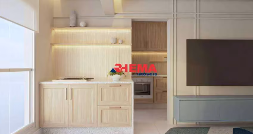 Apartamento com 2 dormitórios à venda, 70 m² por r$ 762.132,96 - marapé - santos/sp