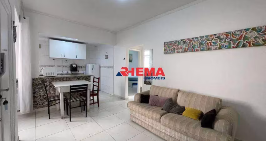 Apartamento com 2 dormitórios à venda, 66 m² por r$ 371.000,00 - gonzaga - santos/sp