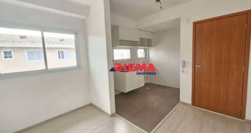 Apartamento com 2 dormitórios para alugar, 40 m² por r$ 2.800,02/mês - estuário - santos/sp