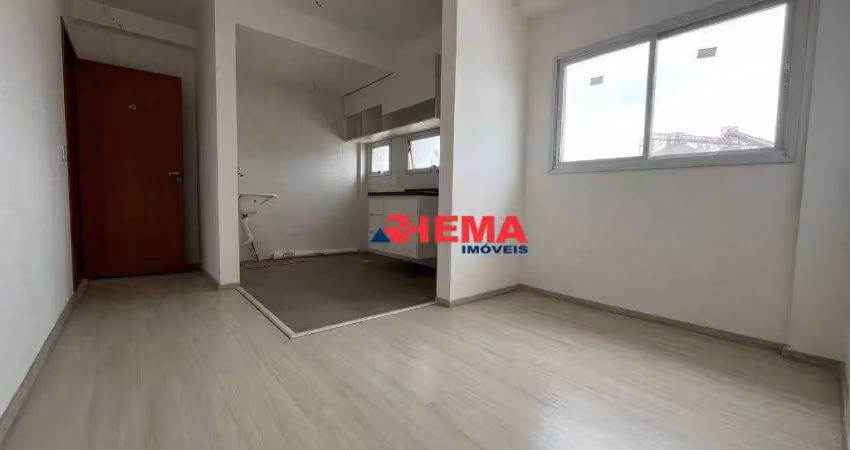 Apartamento com 2 dormitórios para alugar, 40 m² por r$ 2.900,02/mês - estuário - santos/sp