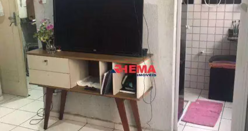Kitnet com 1 dormitório à venda, 32 m² por r$ 160.000,00 - boa vista - são vicente/sp
