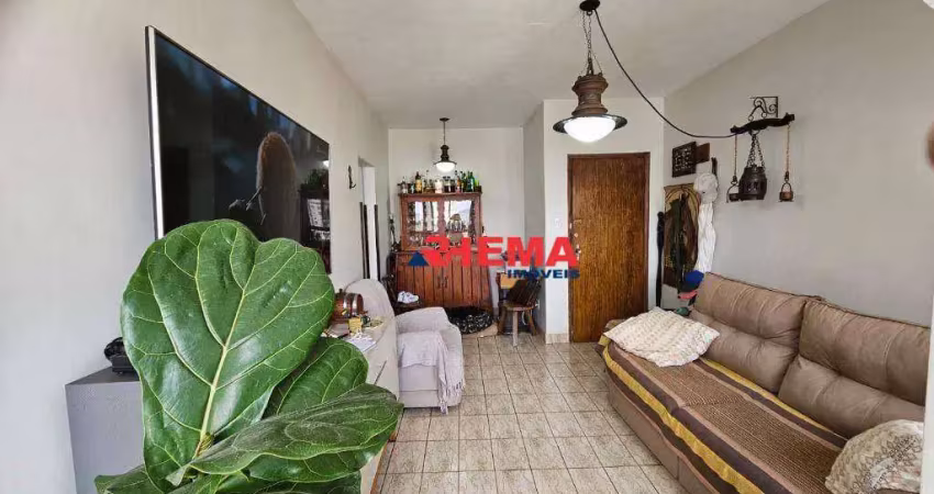 Apartamento com 1 dormitório à venda, 61 m² por r$ 399.000,00 - aparecida - santos/sp