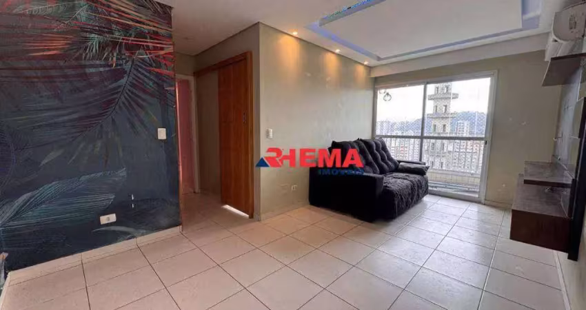 Apartamento com 2 dormitórios à venda, 68 m² por r$ 590.000,00 - centro - santos/sp